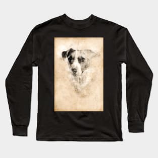 Jack Russell Portrait Long Sleeve T-Shirt